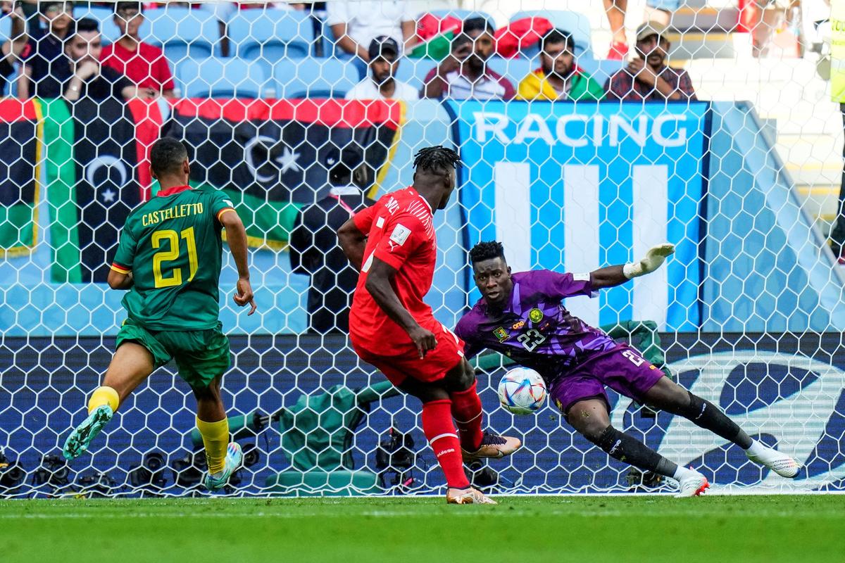 Embolo Scores, Switzerland Beat Cameroon 1-0 at World Cup