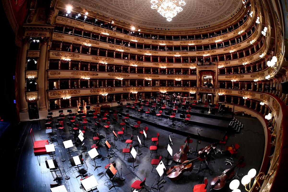 Climate Protesters Hurl Paint at Milan’s La Scala Opera House