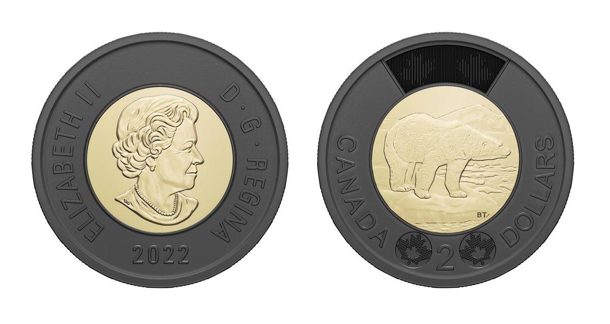 Mint Issues Black-Ringed Toonie in Memory of Queen Elizabeth II