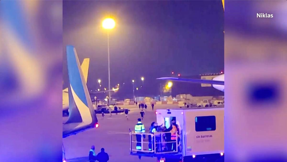 Migrants Flee Plane After Forcing Emergency Landing in Barcelona