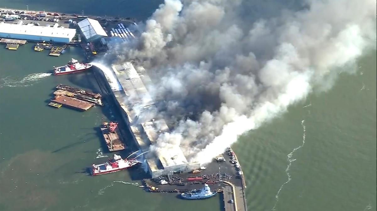 Decades of Evidence May Be Destroyed in Massive Fire at NYPD Warehouse