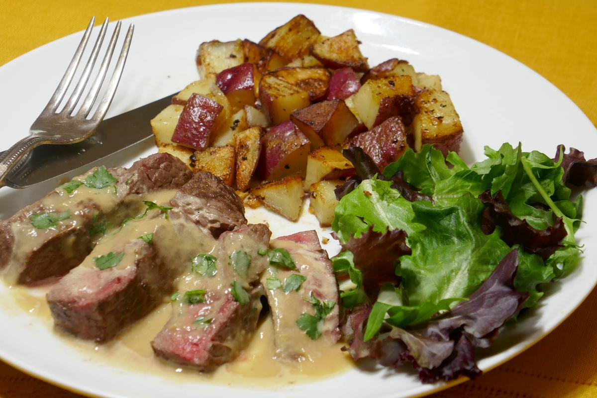 Brandy Flambeed Steak Perfect for Any Special Occasion