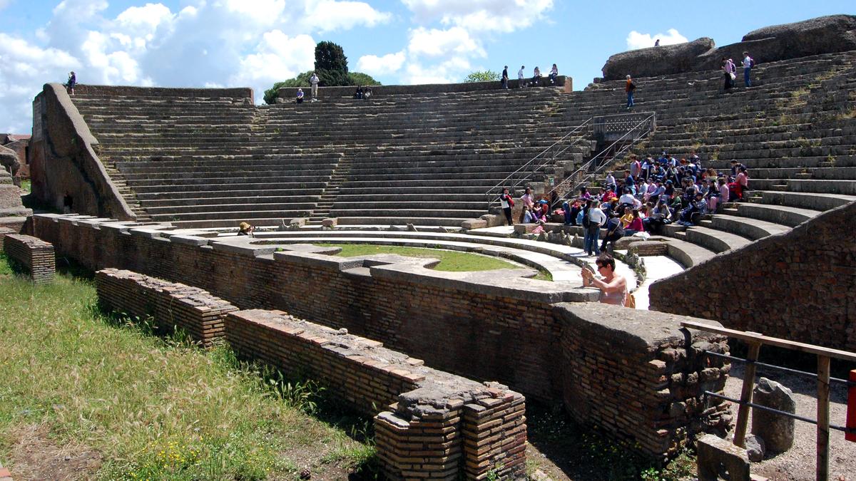 Ruins at the Roman Port of Ostia Antica Rival Pompeii’s