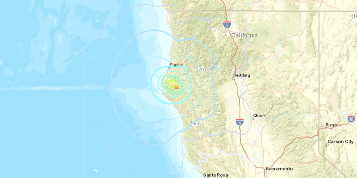 Magnitude 5.4 Earthquake Strikes Northern California