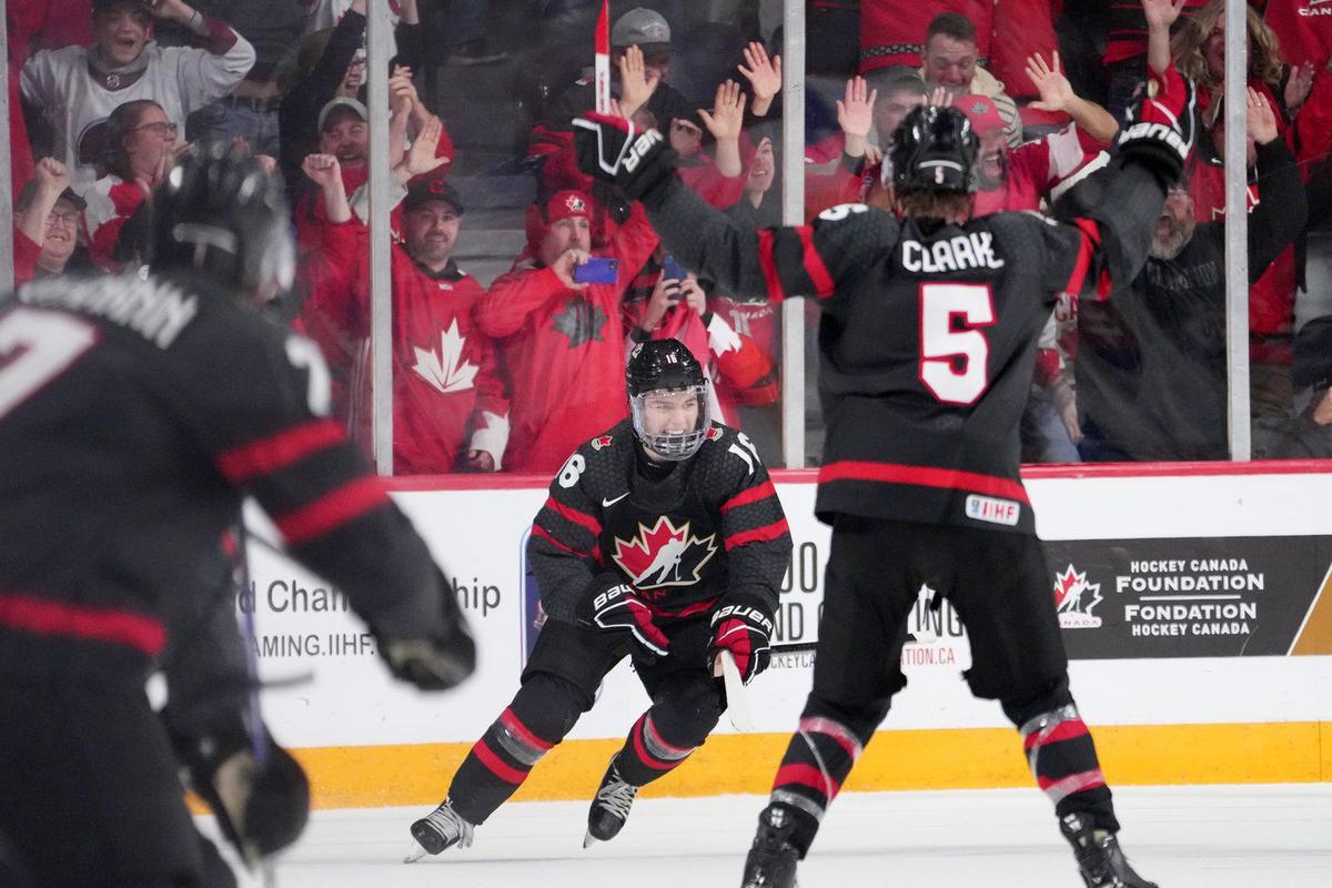 Bedard Sets 5 Records, Canada Beats Slovakia in OT to Advance to World Junior Semis