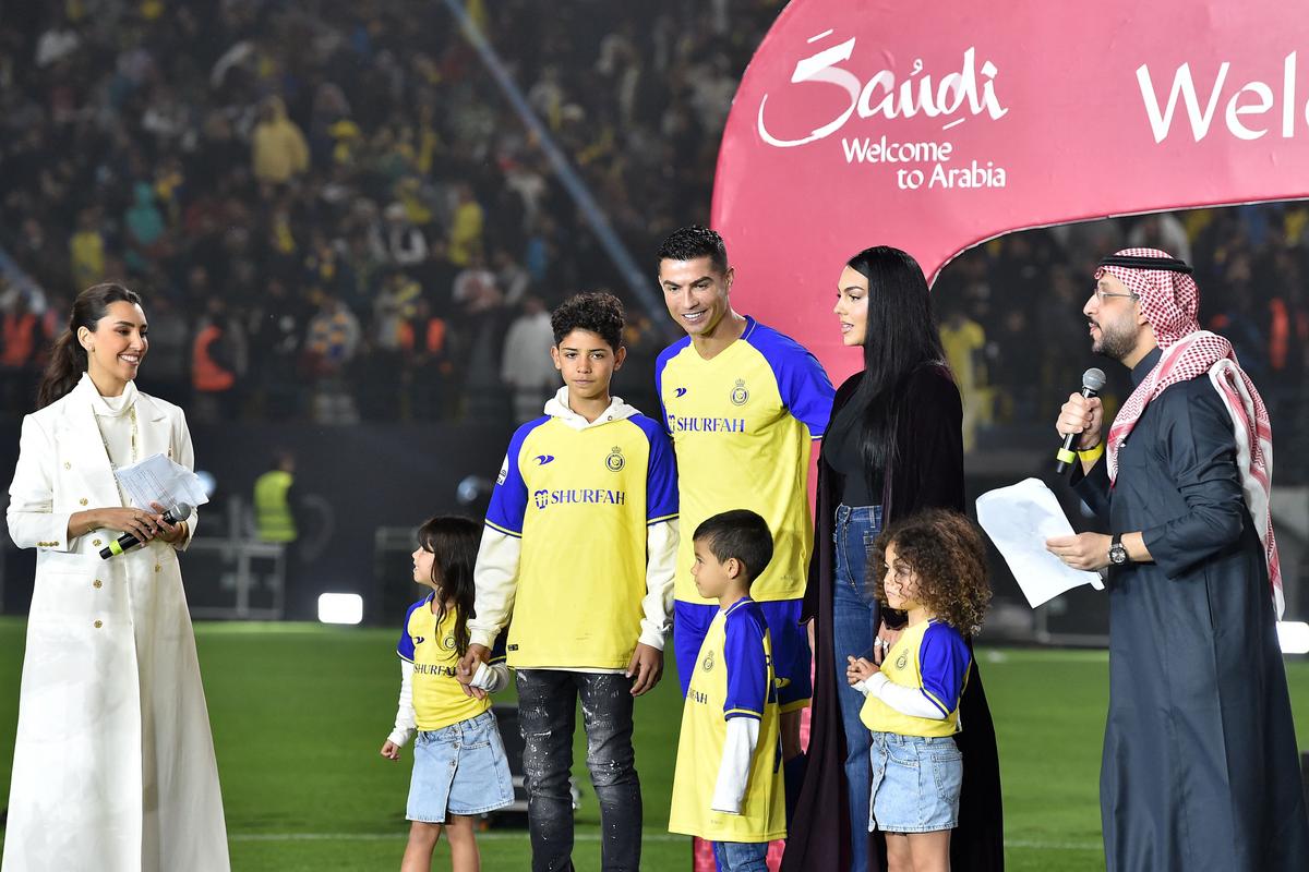 Cristiano Ronaldo Presented by Al Nassr After Transfer