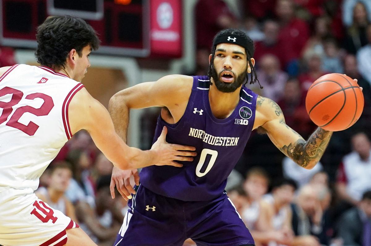 Top 25 Roundup: Northwestern Upsets No. 15 Indiana Behind Boo Buie