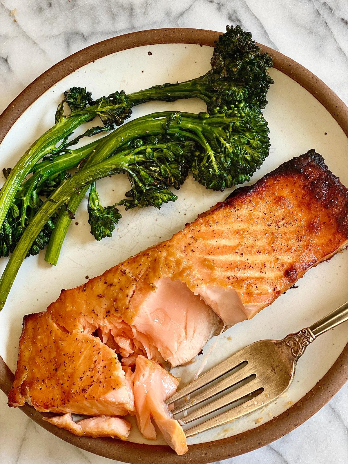 Air Fryer Miso-Ginger Salmon Is Totally Irresistible