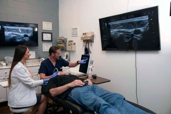 A stellate ganglion procedure performed at Joy Wellness Partners. (Rafa Cuadras)