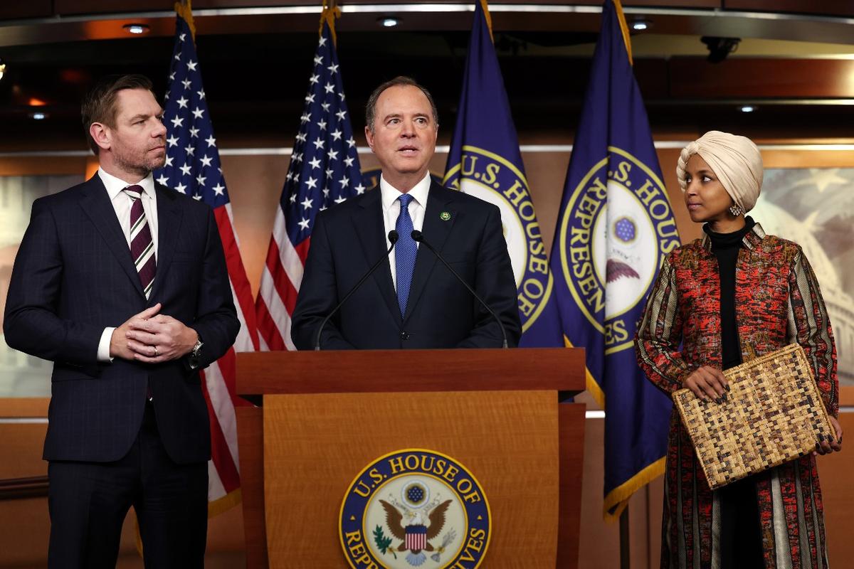 Schiff, Swalwell, Omar Vow to ‘Stick Together’ As McCarthy Blocks Them From Committees