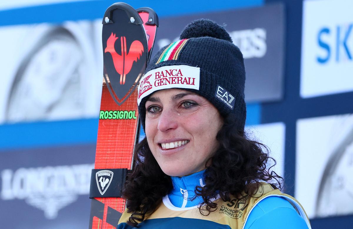 Italy’s Brignone Wins Women’s Combined Gold, Shiffrin Disqualified
