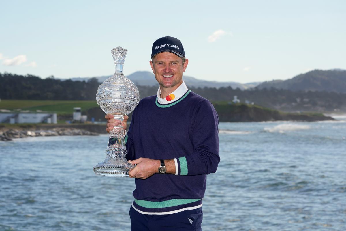 Justin Rose Wins at Pebble Beach to End 4-Year Drought