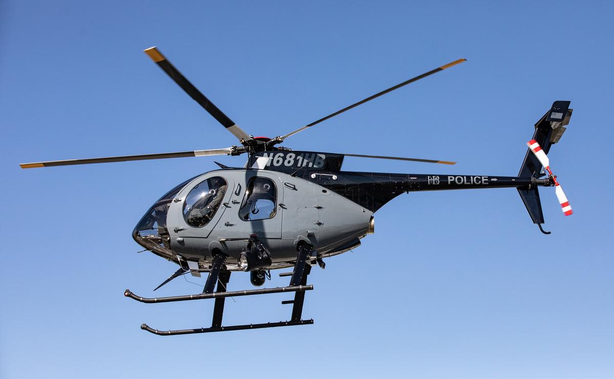 Huntington Beach Police Department Unveils Newest Patrol Helicopter