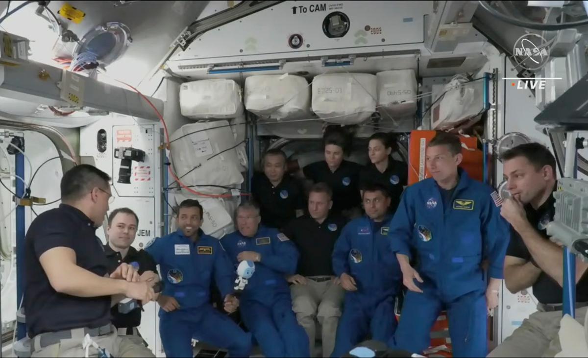 New Crew From US, Russia, and UAE Arrives at Space Station