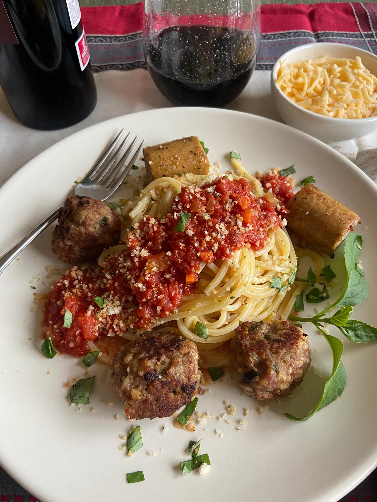Spaghetti and Meatballs Fit for a Feast Day