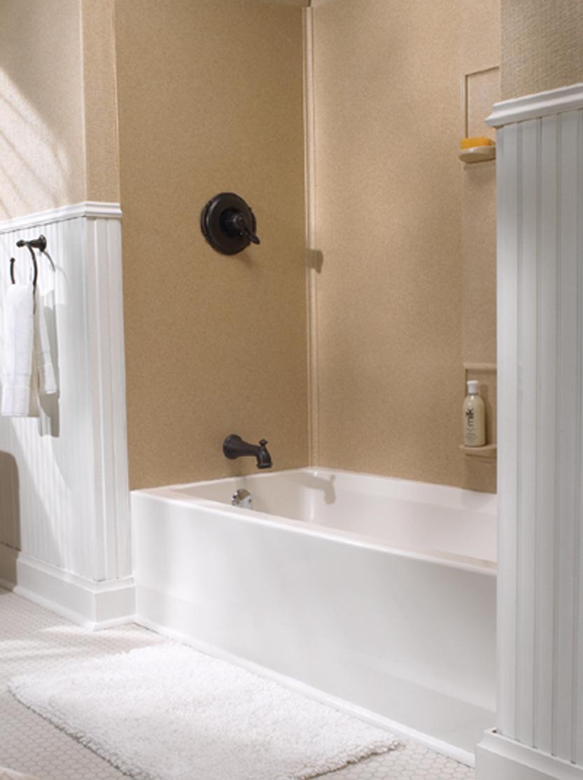 Install a Solid Surface Tub Surround