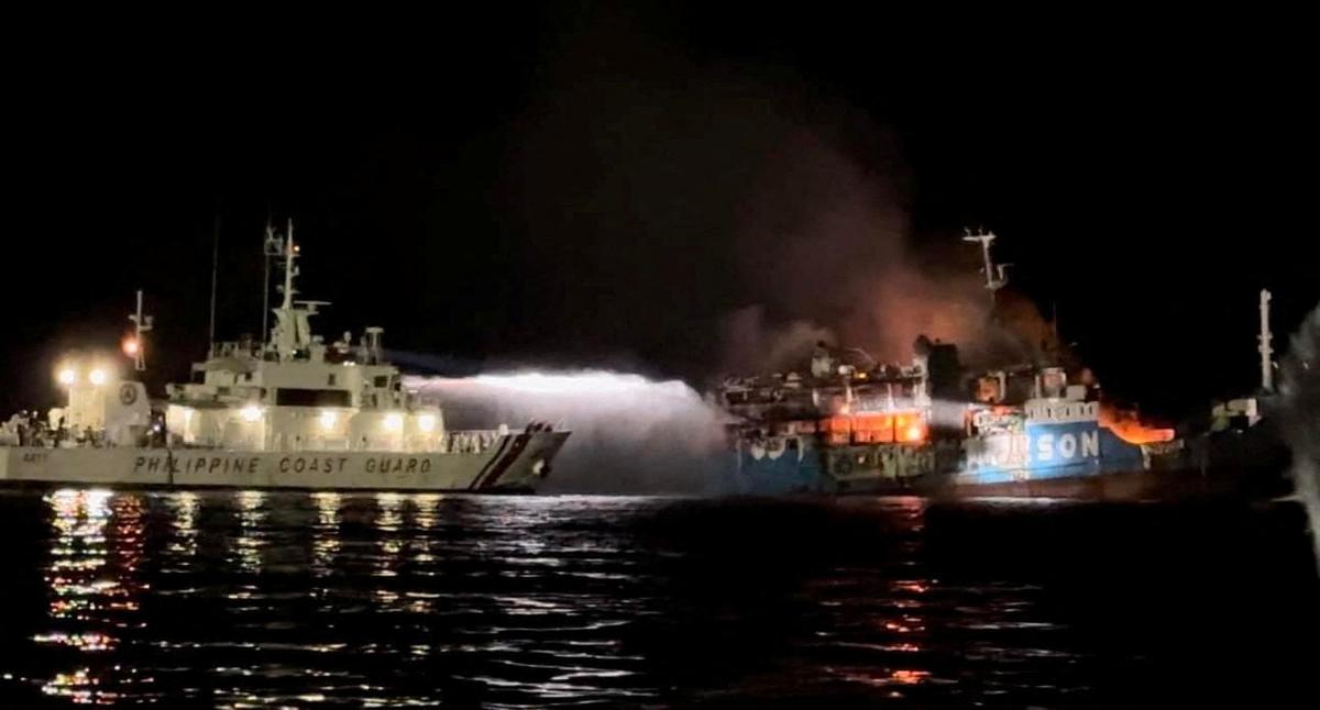 Fire on Philippine Ferry Kills 29, Including Children; 225 Rescued