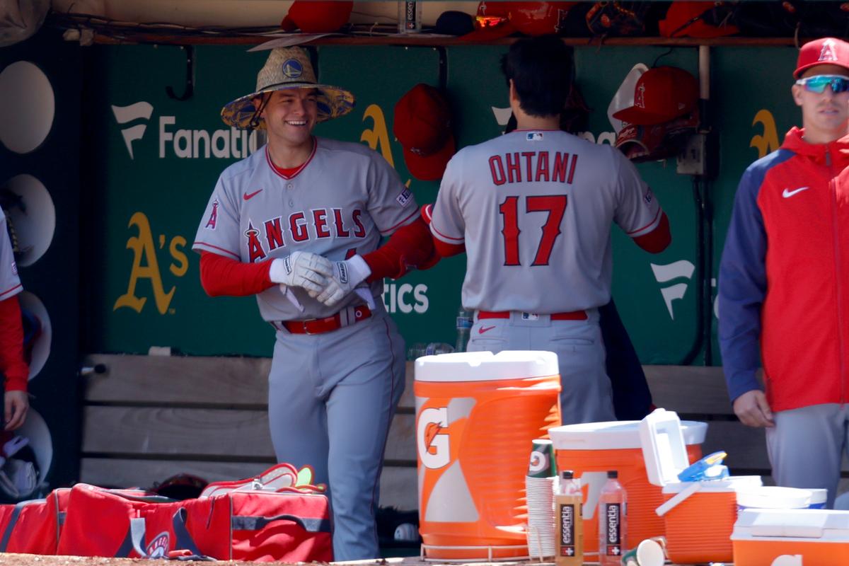O'Hoppe Hits First HR, Trout, Ohtani Connect in Angels Win