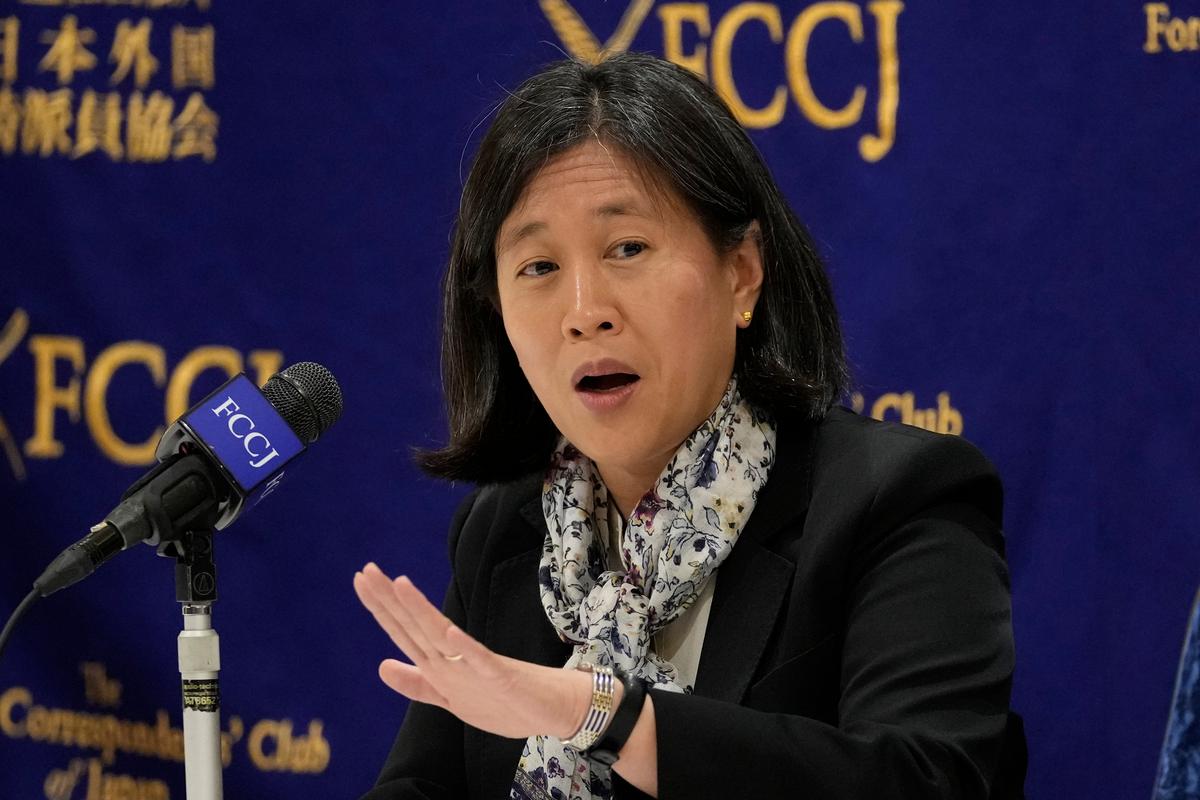 Trade Envoy Tai Says US Not Seeking to ‘Decouple’ From China