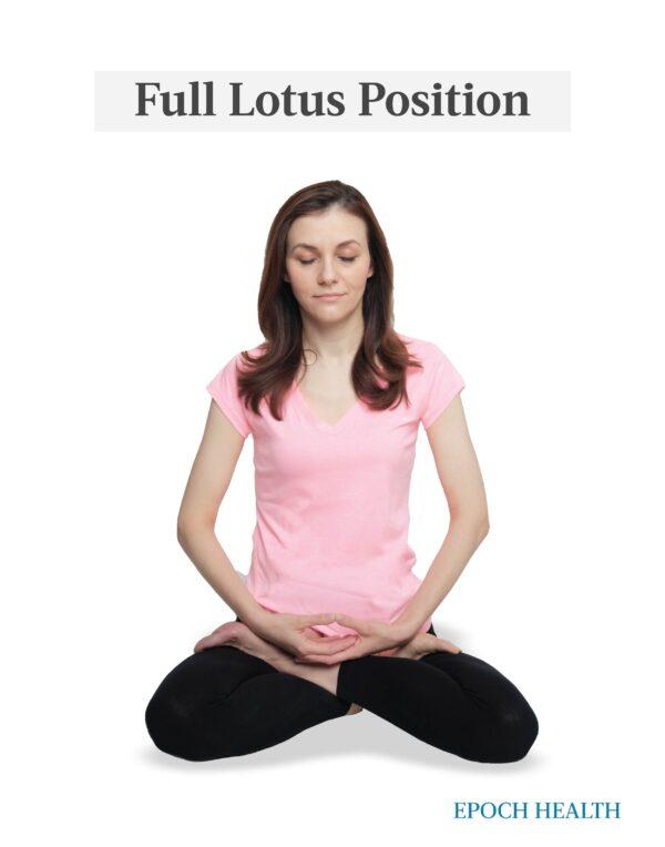 Full lotus position. (The Epoch Times)