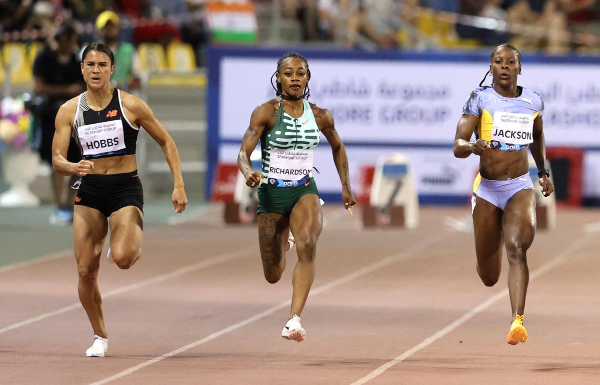 Richardson Storms to 100m Win in Diamond League, Kerley Wins 200m