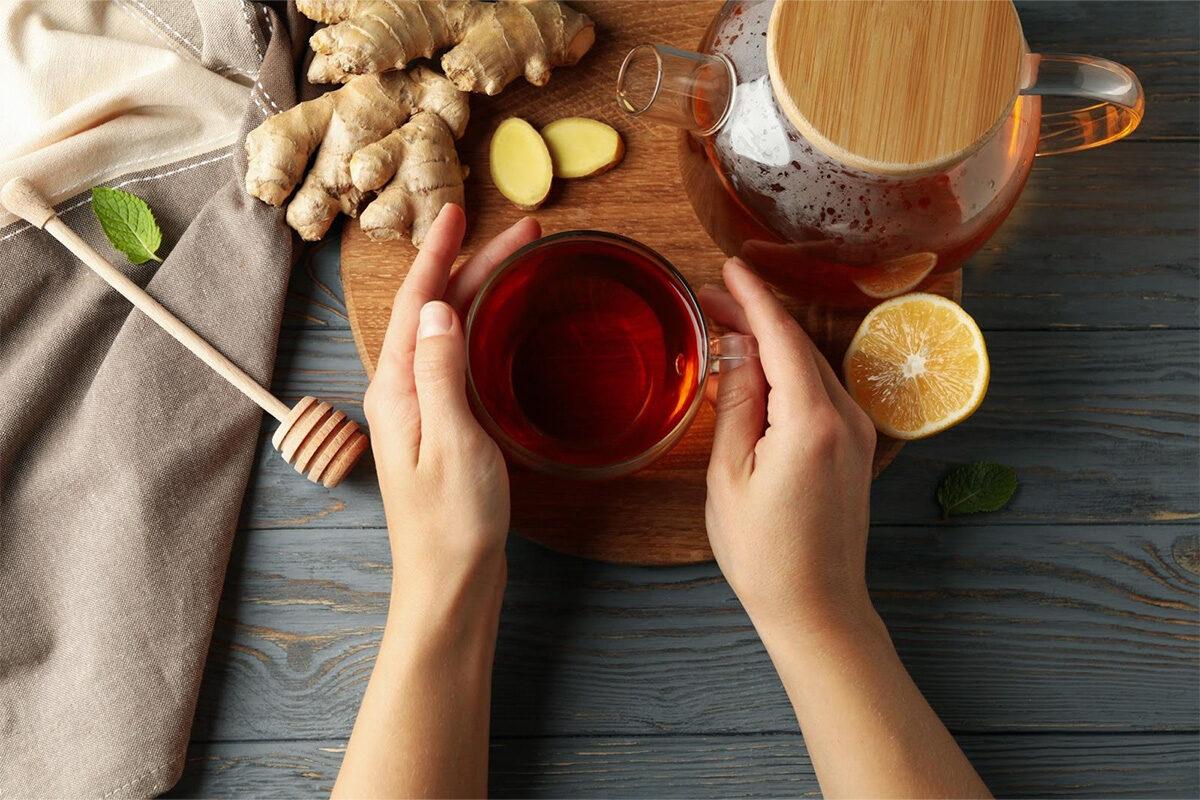 Ginger is a common cuisine accompaniment and health food that improves digestion and reduces inflammation. (Atlas Studio/Shutterstock)