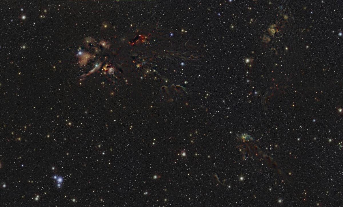 Stunning Mosaic of Baby Star Clusters Created From 1 Million Telescope Shots