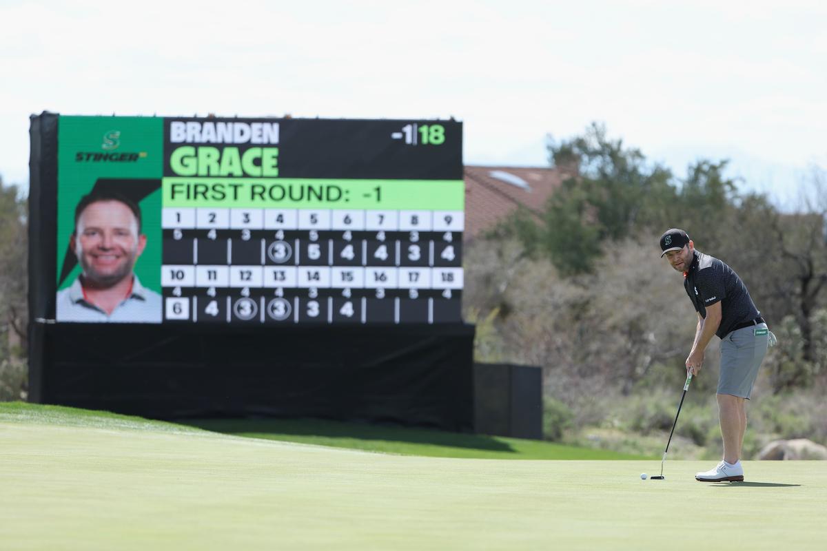 Branden Grace Opens With 61 for a 2-shot Lead at LIV Golf Tulsa