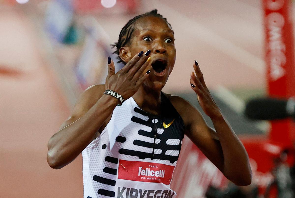 Kipyegon Sets Women’s 1,500m World Record, Kerly Wins 100m in Florence