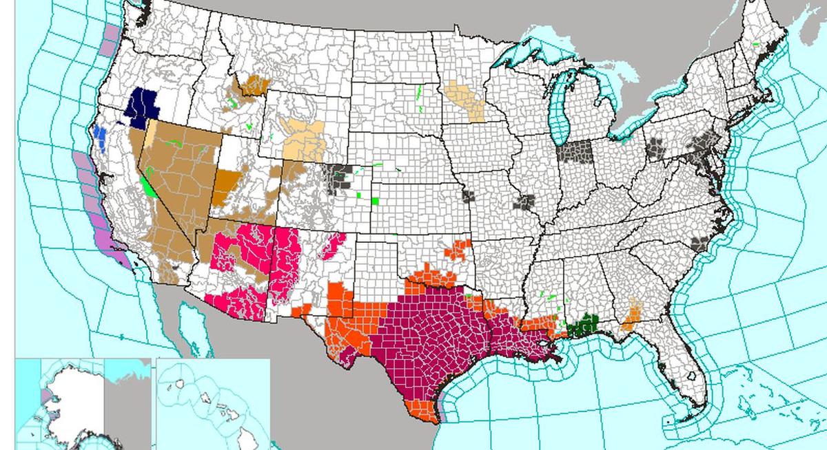 Federal Agency Issues Weather Alerts for Millions of People in Texas, Louisiana