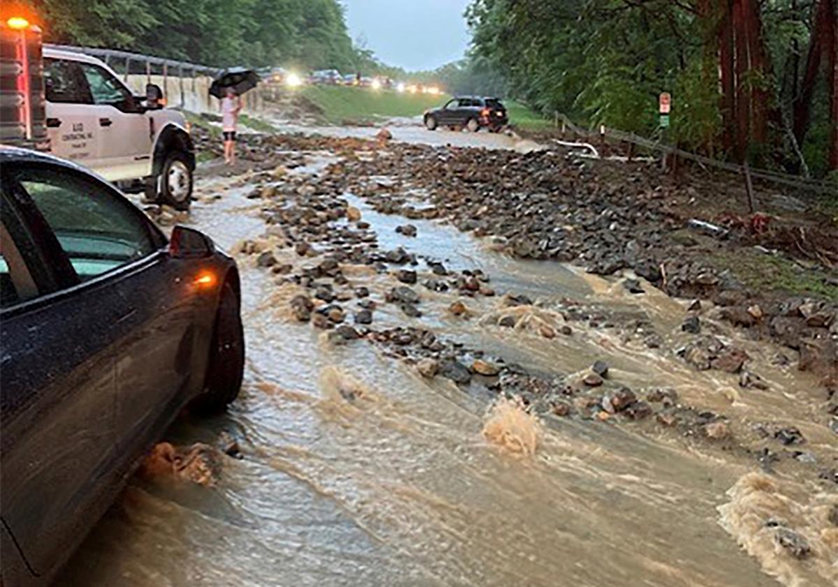 Extreme Flooding Overwhelms New York Roadways and Kills 1 Person