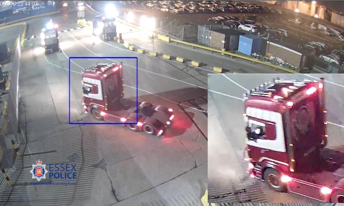 Lorry Used in Essex Migrants Tragedy up for Auction