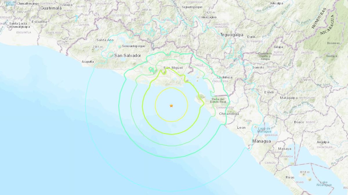 A Strong 6.5-Magnitude Earthquake in the Pacific Ocean Shakes Central America