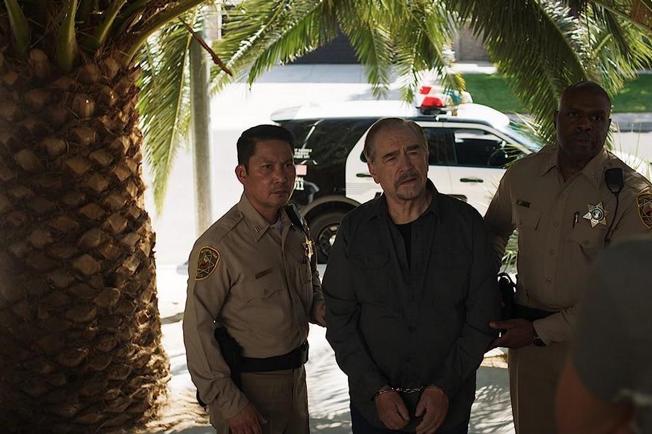 Max (Brian Cox, center), in "Prisoner's Daughter." (David R. Gaynes/Amazon Prime Video)