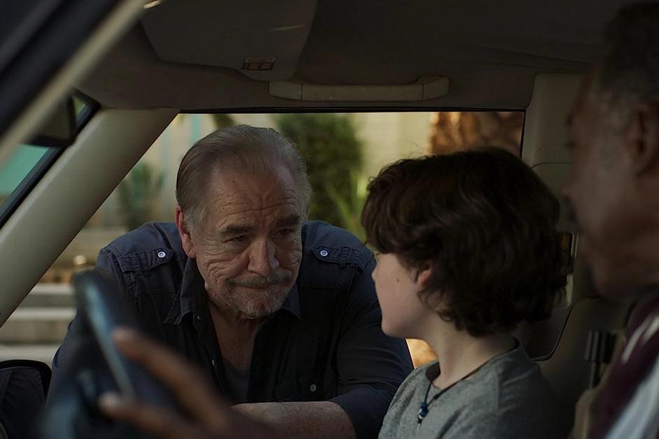 (L–R) Max (Brian Cox), his grandson Ezra (Christopher Convery), and boxing trainer Hank (Ernie Hudson) in "Prisoner's Daughter." (David R. Gaynes/Amazon Prime Video)