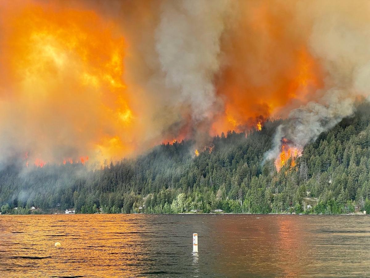 Properties Destroyed as Latest BC Wildfire Flares, Forcing Urgent Evacuations