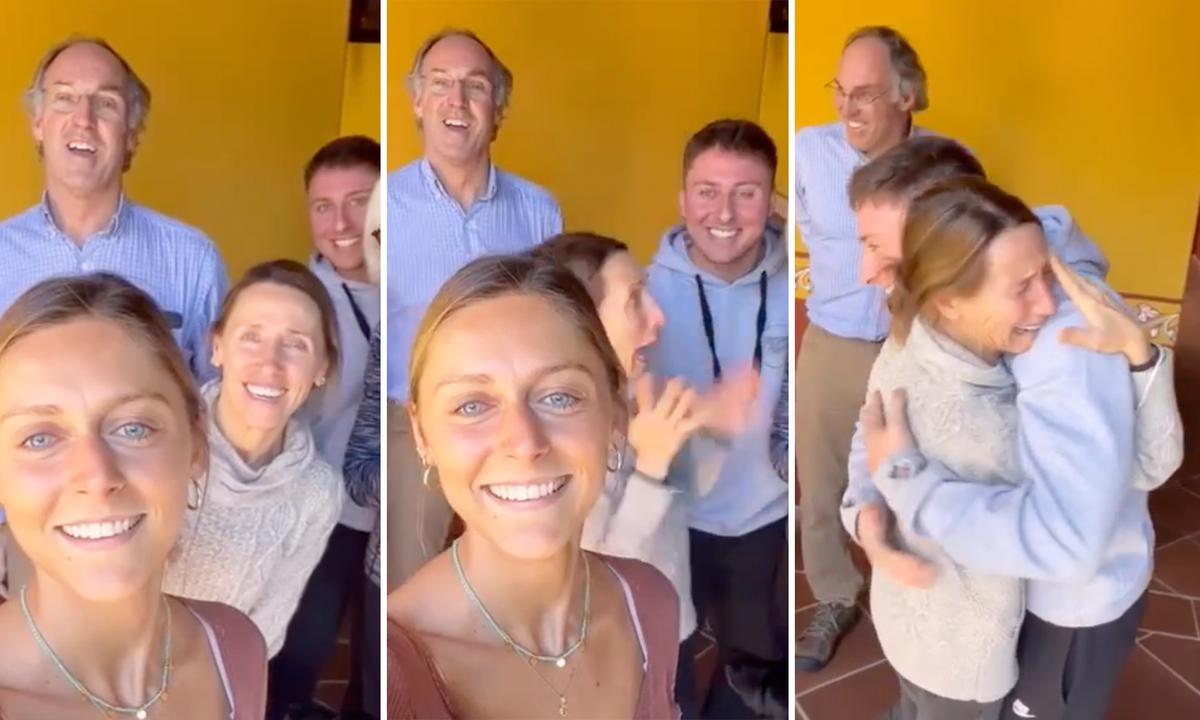 Video Captures a Mom’s Tears of Joy as Beloved Army Son Surprises Her on a Family Vacation