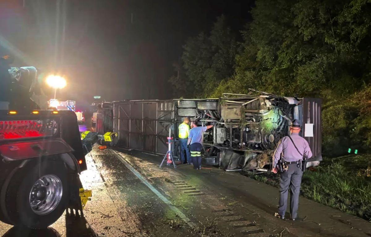 3 Passengers Dead After Charter Bus Crashes in Pennsylvania, State Police Say