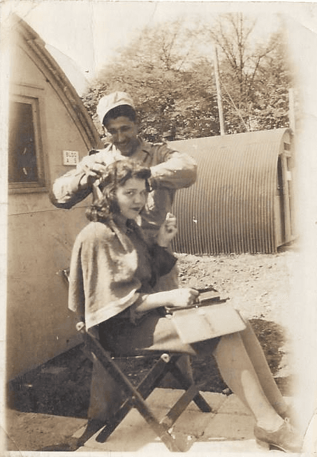 Louis Graziano gives a haircut. (Courtesy of Louis Graziano)