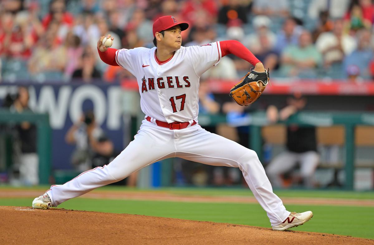 Shohei Ohtani Gets His 10th Mound Victory of the Season in the Angels’ 4–1 Win Over the Giants