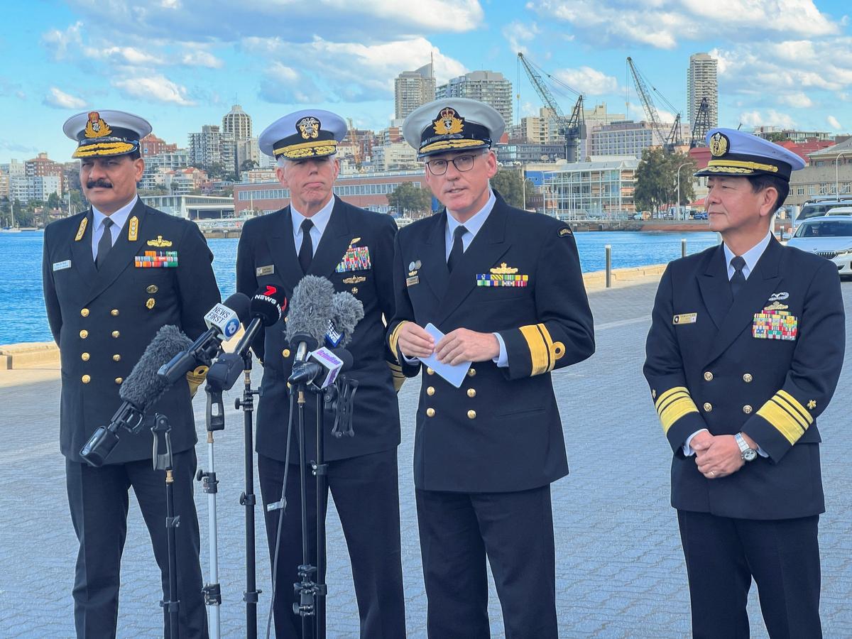 India, Japan, US, Australia Hold First Malabar Naval Exercise Off Australia
