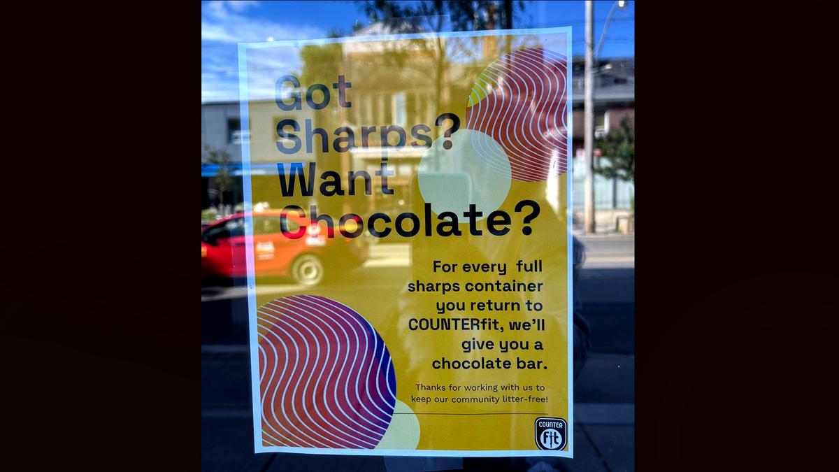 Safe Injection Site Near Toronto School Offers Chocolate Bars for Used Needles