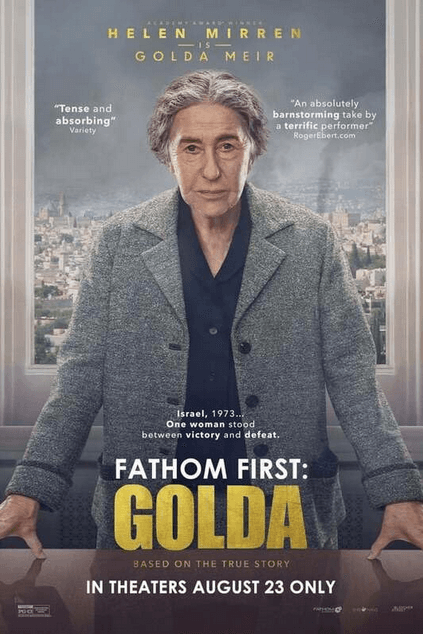 Movie poster for "Golda." (Bleeker Street)