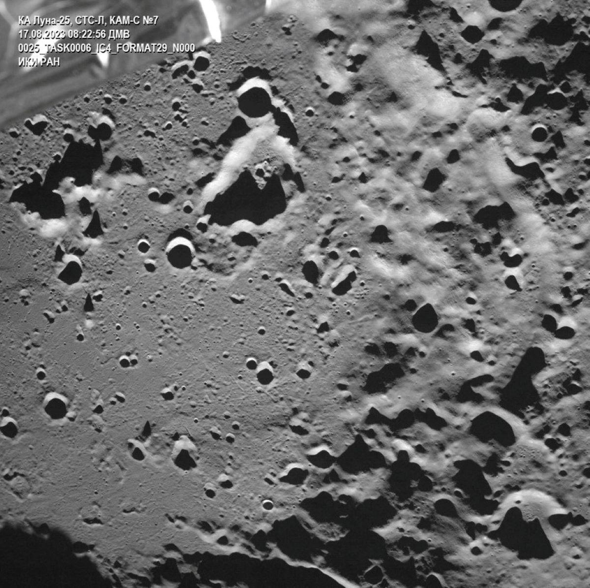 Russia’s Luna-25 Spacecraft Produces First Results, Space Agency Says