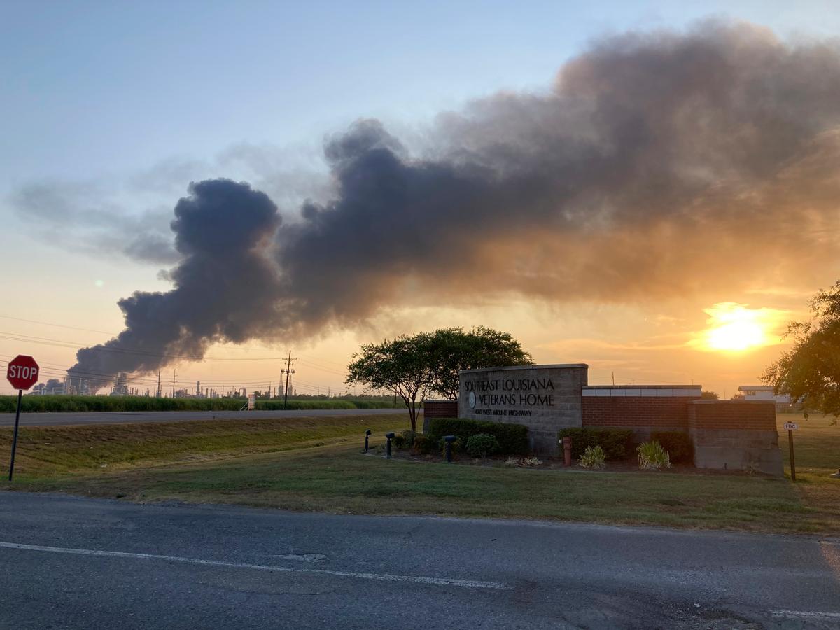 Louisiana Refinery Fire Mostly Contained but Residents Worry About Air Quality
