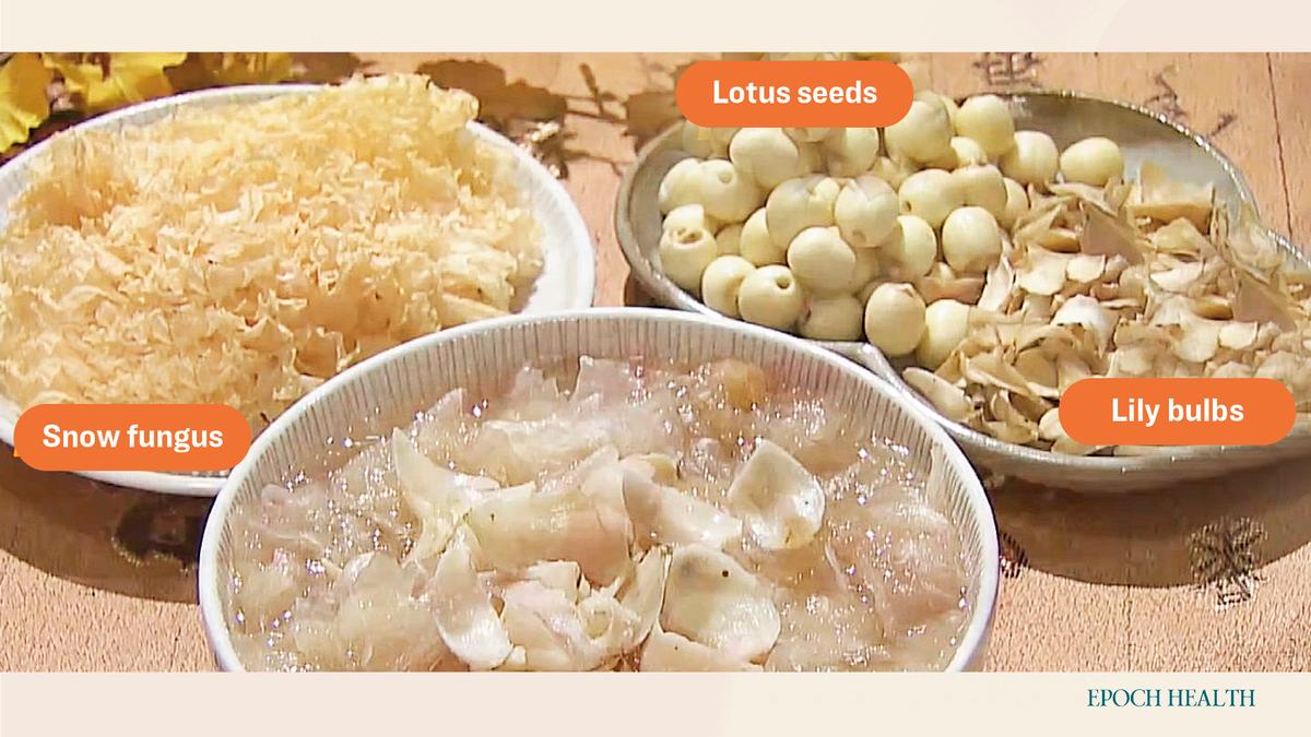 Lily and lotus seed soup. (The Epoch Times)
