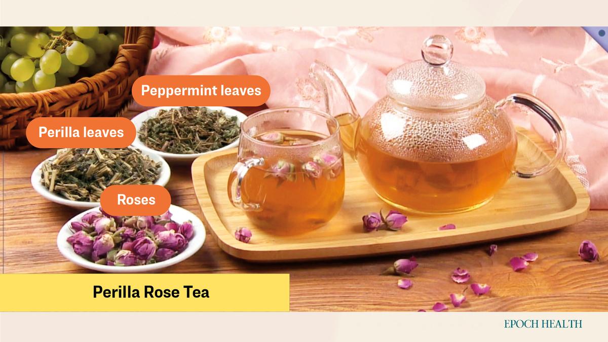 Perilla Rose Tea. (The Epoch Times)