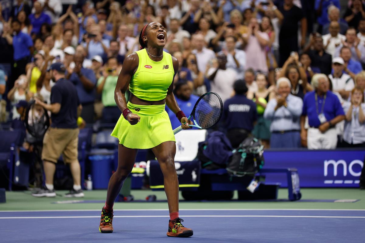 Coco Gauff Beats Muchova to Reach US Open Final After Climate Protesters Disrupt Match
