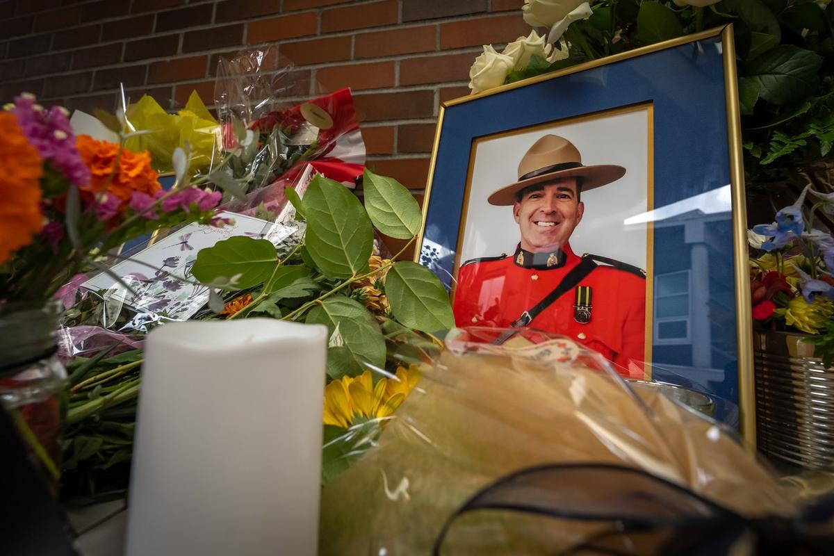 Thousands March to Funeral for Murdered BC Mountie Rick O'Brien, 51