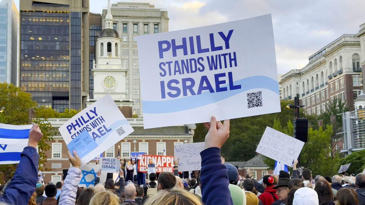 Rally in Philadelphia Shows Support for Israel Amid Ongoing Conflict